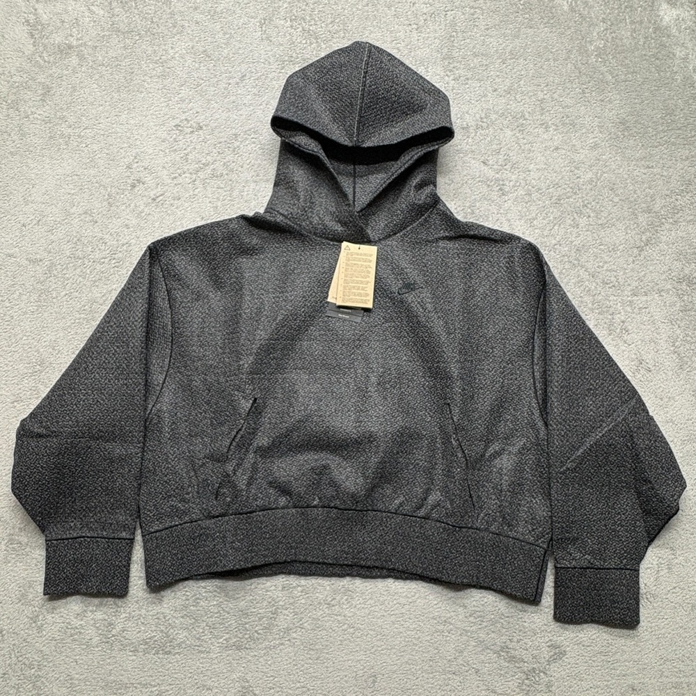 Nike Tech Pack Therma FitADV Pullover Hoodie Womens Medium Black DR0402